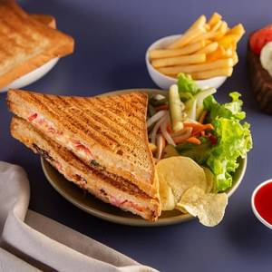 Grilled Cheese Tomato Basil Sandwich