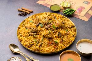 Hyderabadi chicken biryani