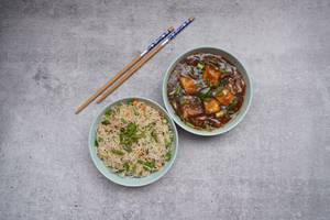Paneer Chilli + Veg Fried Rice