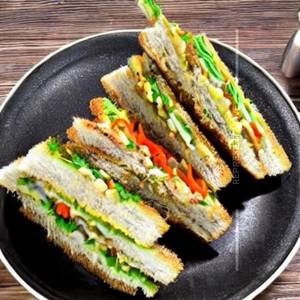 Veg Hawaiian Sandwich