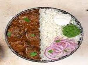Mutton Rogan Josh Rice Bowl