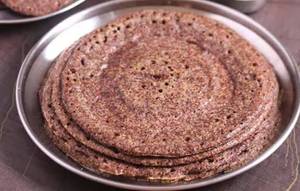 Ragi Dosa 6pcs (order Side Dish Seprate)