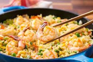 Prawn fried rice