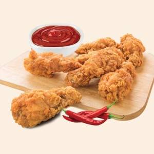 Fiery Chicken Wings - 4 Pcs
