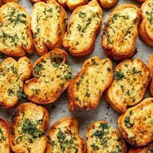 Garlic Bread Toasted With Garlic Butter