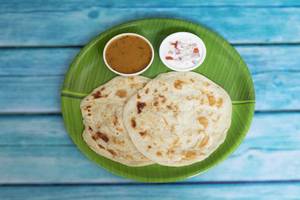 Parotta 2pc With Plain Chicken Gravy