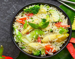 Coconutty Vegetable Rice