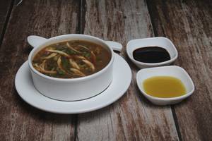 Chicken hot and sour soup                                                                                                                                                                       