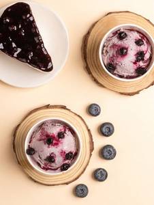 Blueberry Cheesecake Ice Cream Scoop