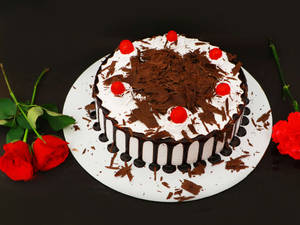 Black Forest Cake with Cerries