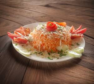 Chicken biryani with raita