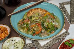 Pan Fried Noodles Veg