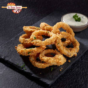 Onion Rings With Cheesy Jalapenos Dip