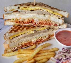 Chicken Frankenstein Sandwich