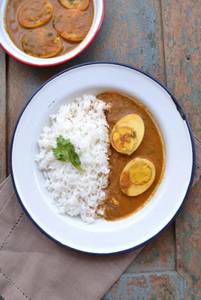 Egg Curry Rice Bowl