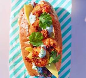 Prawns Fried Hot Dog