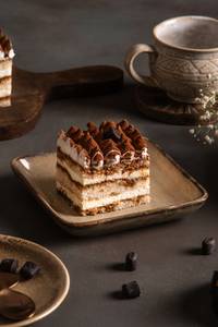 Eggless Tiramisu Inspired Pastry