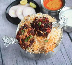 Chicken Lollipop Biryani