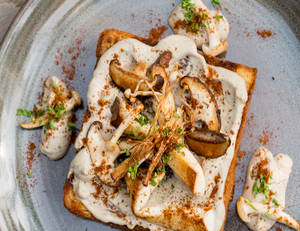 Mushroom French Toast