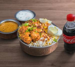 Chicken Special Biryani Half + 250Ml Drink (As Per Availability)
