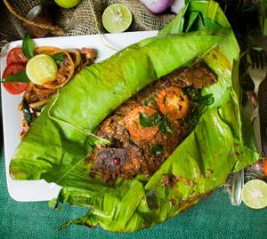 Karimeen Pollichathu