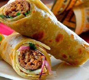 Mutton Double Kebab Roll 
