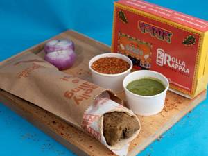 Whole Wheat Veg Shami Kebab Roll