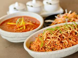 Triple Schezwan Fried Rice
