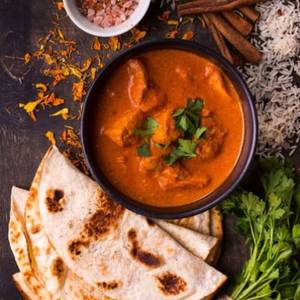 (butter Chicken + 3 Roti + Salad + Achar) COMBO