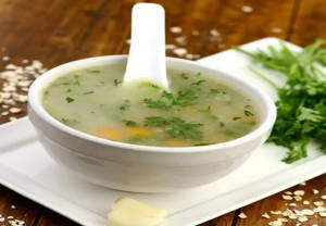 Veg. clear soup