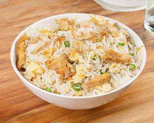 Schezwan Egg Chicken Fried Rice