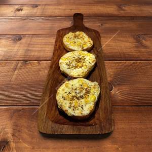 Corn Cheese Garlic Bread