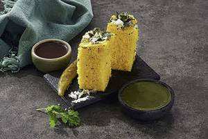 Plain Dhokla (4 Pc)