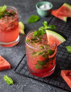 Virgin Watermelon Mint Mojito