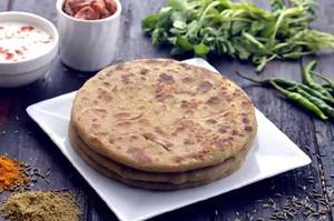 Pyaz Paratha [2Pc] With Plain Dahi