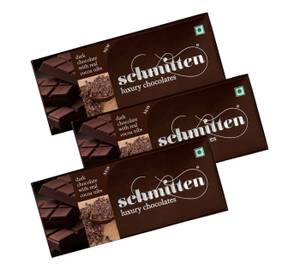 Schmitten Dark Chocolates Real Cocoa Nibs (210g 3x70g)