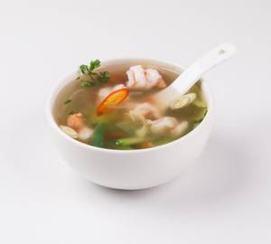 Prawns Chilli Coriander Soup