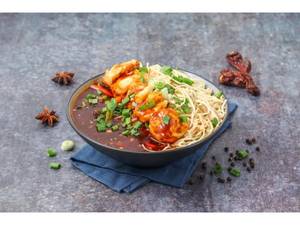 Prawns Chilli Oyster Noodles (With Gravy)