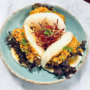 Crispy Fried Chicken Bao