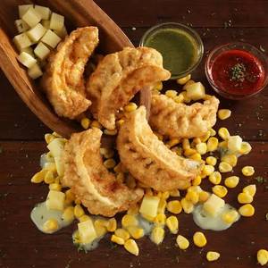 Corn & Cheese Momo (fried) 