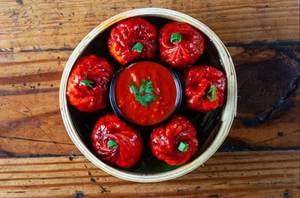 Veg Malaysian Momos [6 Pieces]