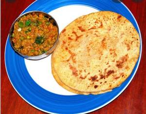Aloo Poratha [1] With Sabjii