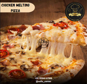Chicken Melting Pizza [8 Inches]