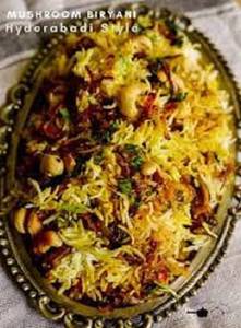 Zaffrani Musroom Biryani Regular