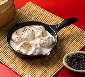 Chicken Pepper Momos [6 Pcs]