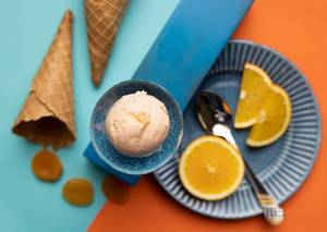 Orange Apricot Ice Cream