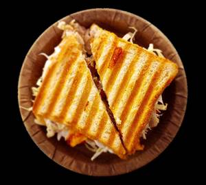 Bread Omlete Chicken Cheese Sandwich