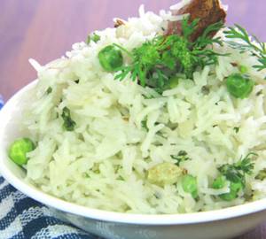 Green Peas Pulao  