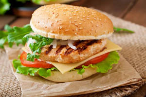 Cheesy Paneer Tandoori Burger