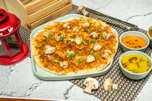 Mushroom Onion Uttapam                                                      